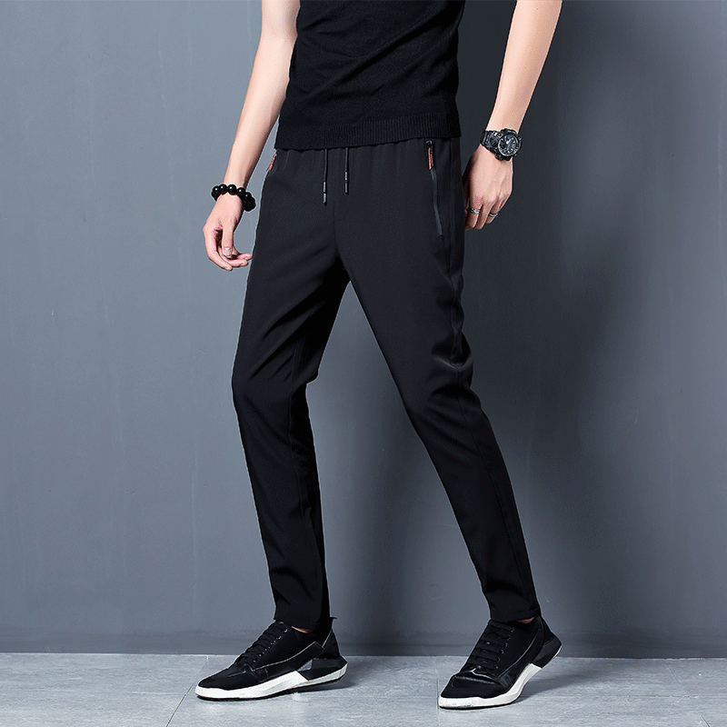2023-New-Men-S-Korean-Fashion-Casual-Summer-Thin-Quick-Drying-Ice-Silk-Straight-Pants-Loose