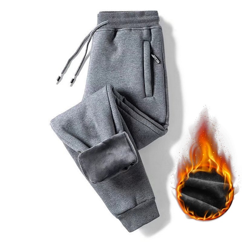 Winter-Pants-Men-Fur-Lined-Joggers-Thick-Sweatpants-Drawstring-Trousers-Men-Fleece-Running-Pants-Warm-Velvet-4