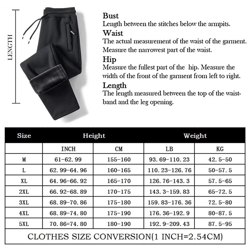 Winter-Pants-Men-Fur-Lined-Joggers-Thick-Sweatpants-Drawstring-Trousers-Men-Fleece-Running-Pants-Warm-Velvet-5