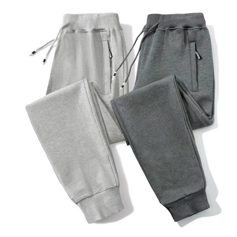 Winter-Pants-Men-Fur-Lined-Joggers-Thick-Sweatpants-Drawstring-Trousers-Men-Fleece-Running-Pants-Warm-Velvet